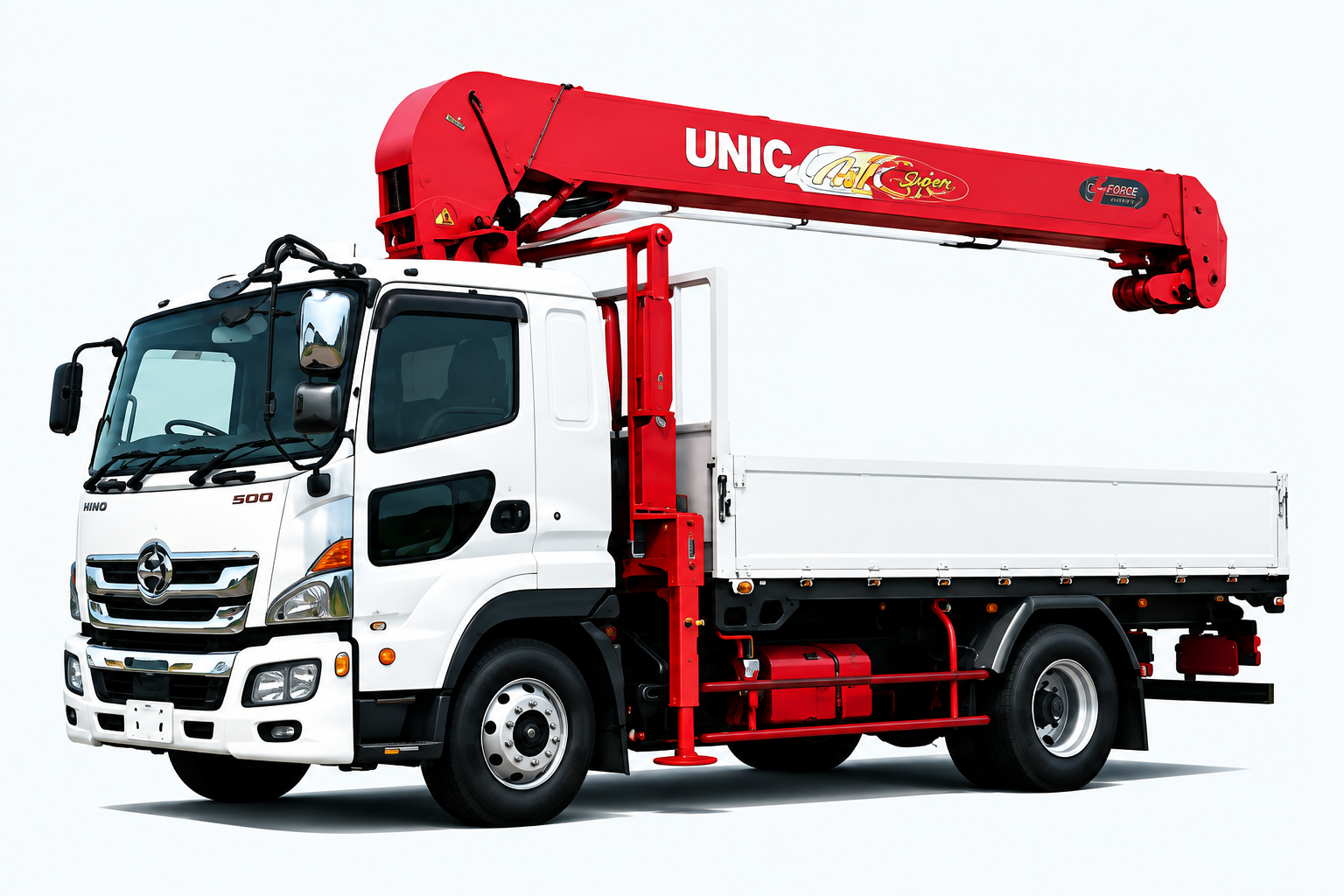 UNIC crane truck